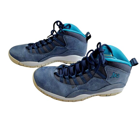 Nike Air Jordan 10 Retro Los Angeles City Pack 310805-404 2016 Men’s  Sz 12 main image 8